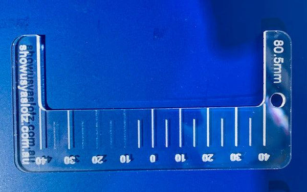 Show Us Ya Slotz Width Gauge 80.5mm