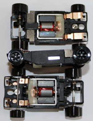 Bull Dog Racing F1/Indy Rolling Chassis Black Wheels BDR7887BF1