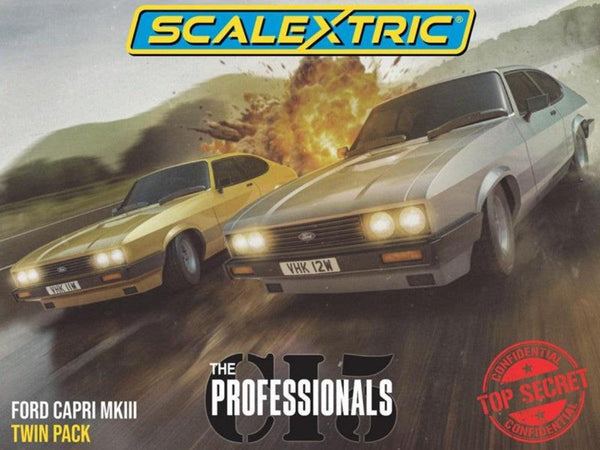 Scalextric C15 The Professionals Ford Capri MKIII Twin Pack C4642