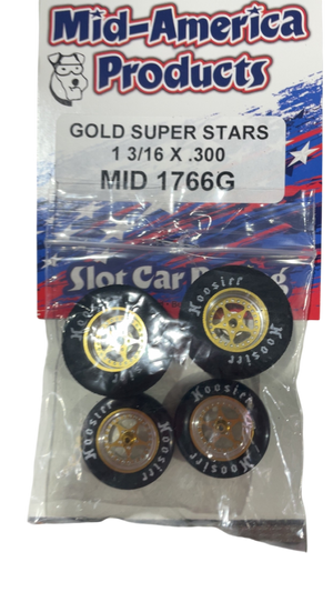 Set di ruote Predators Mid America 1 1/16 x 0.300 nere MID1856B