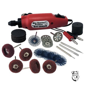 Mid America Mini Hand Grinder and Accessory Kit MID460K