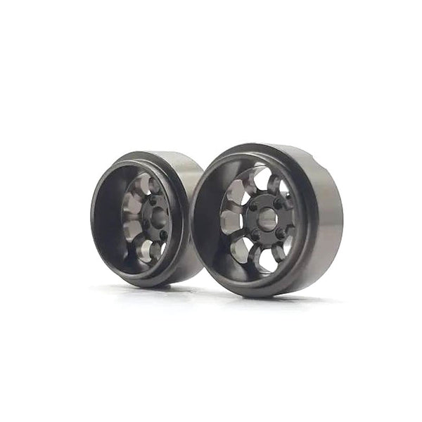 Staffs Minilite Grey Alloy Deep Dish Wheel 15.8 x 8.5 Staffs237