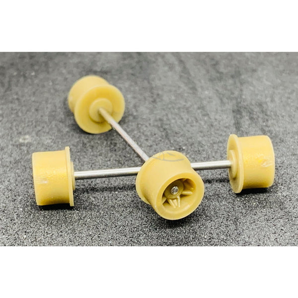 AFX Front Axle with Hubs Gold AFX8812G