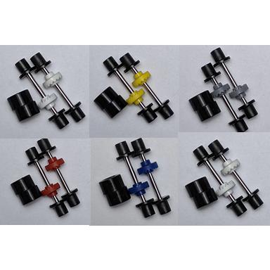 OS3 TFX Gruppo Ruote Posteriori Nere 19T XRAS19