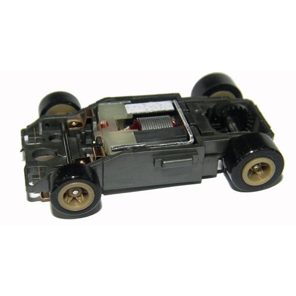 Bull Dog Racing STD Rolling Chassis Weiße Räder BDR7887W