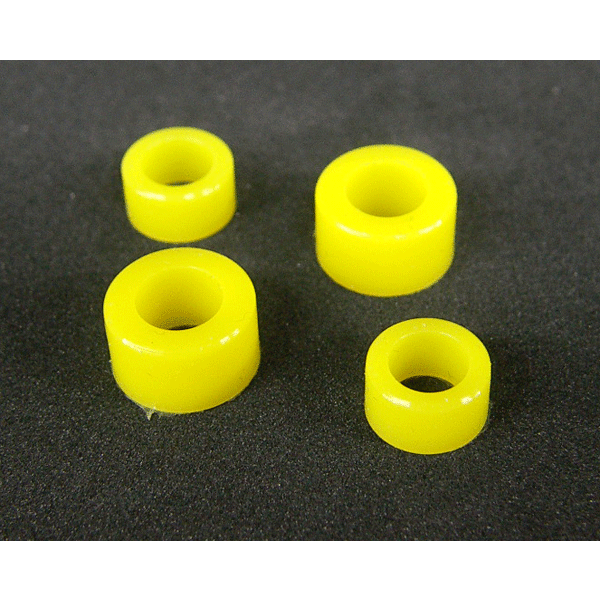 Bull Dog Racing Yellow Silicone Tyre Set BDR7994