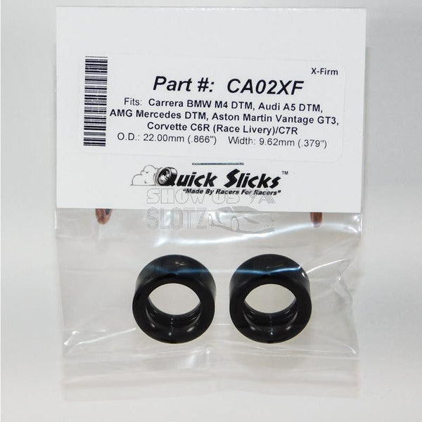 Quick Slicks 1:32 Carrera Silicon Tyres CA02XF-Tyres-Quick Slicks-Show Us Ya Slotz