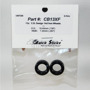 Quick Slicks 1:32 14mm x 7mm Silicon Tyres CB13XF-Tyres-Quick Slicks-Show Us Ya Slotz