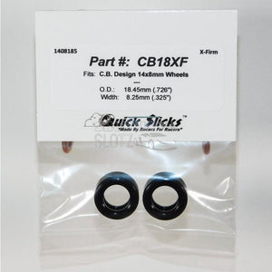 Quick Slicks 1:32 14mm x 8mm Silicon Tyres CB18XF-Tyres-Quick Slicks-Show Us Ya Slotz