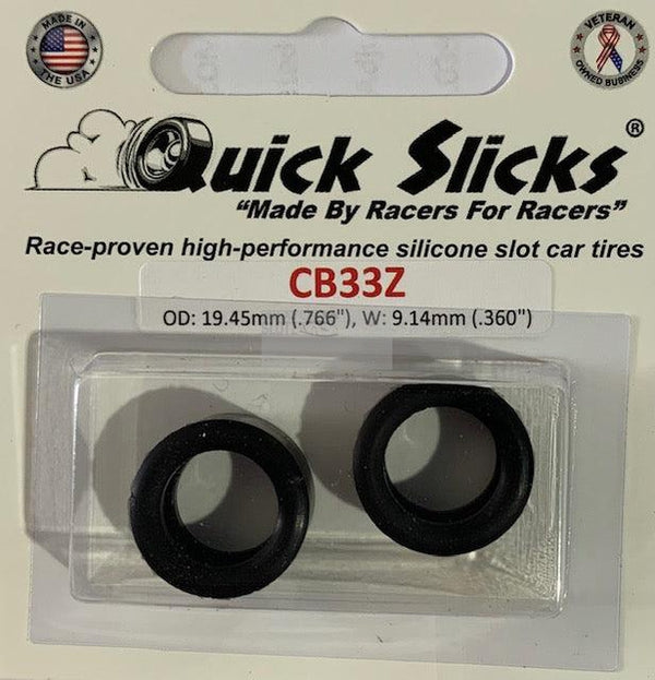 Quick Slicks 1:32 CB Design Zero Grips Front Tyres CB33Z