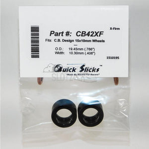 Quick Slicks 1:32 CB Design 15-10mm Silicon Tyres CB42XF-Tyres-Quick Slicks-Show Us Ya Slotz