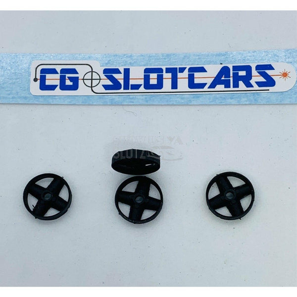 CG Slotcars Revolution 4 Speichen 14 mm Radeinsatz CGWI1404