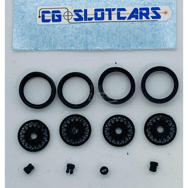 CG Slotcars BBS RS 15 mm Rad 3-teiliger Einsatz CGWI1517