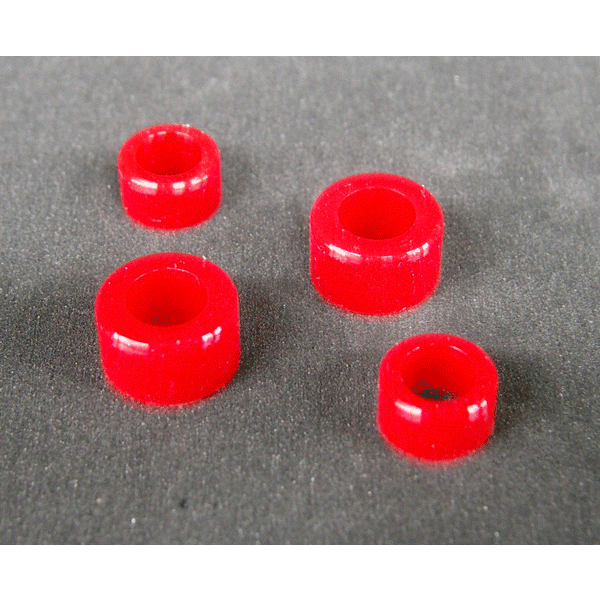 Set di pneumatici in silicone rosso Bull Dog Racing BDR7996