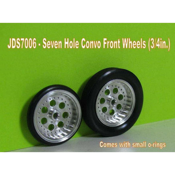 JDS 7 Hole Convo Drag Front Wheels 3/4 JDS7006