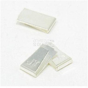 Clip guida JK pre piegate di uguale lunghezza placcate argento U28