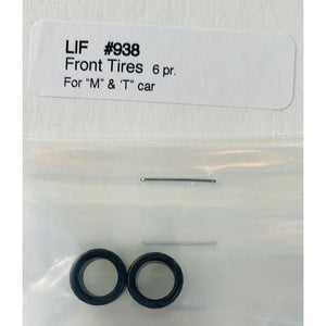 Lebensechte Vorderreifen für M &amp; T, 1 Paar LL938