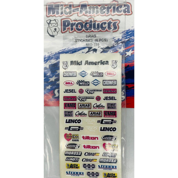 Mid America Drag Decals MID159