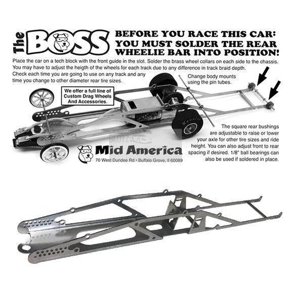 Mid America The Boss Drag Car Assembly MID331