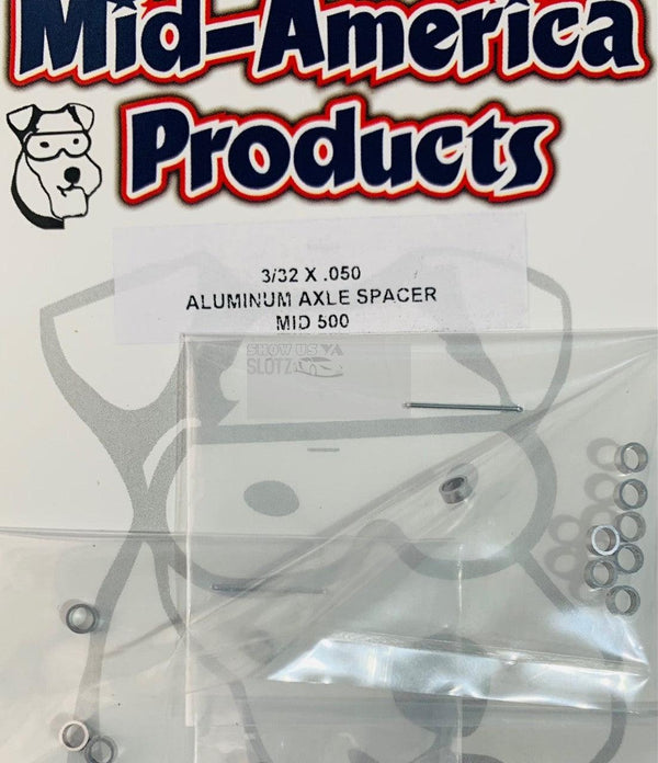 Mid America Aluminium 3/32 Achsabstandshalter 0,050 MID500