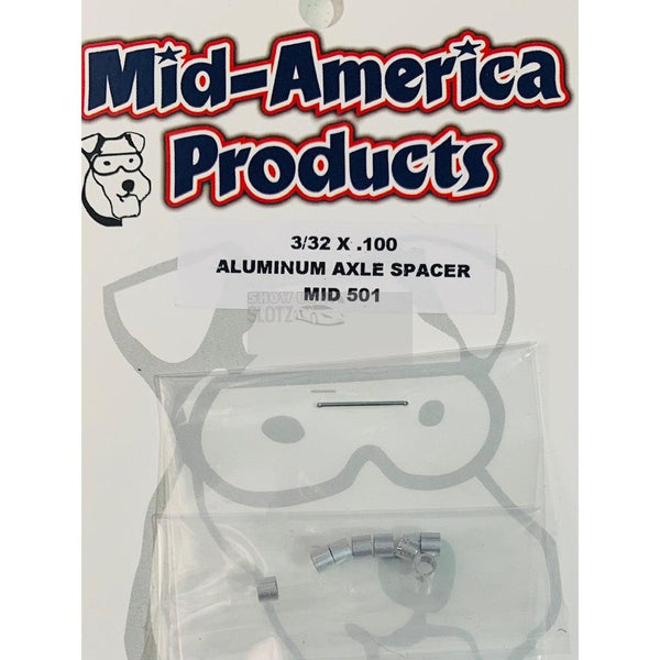 Mid America Aluminium 3/32 Achsabstandshalter 0,10 MID501