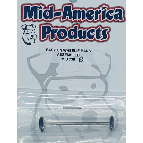 Mid America Wheelie Bar Assembled Black MID738B