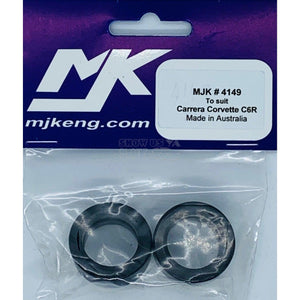MJK 1/24 Carrera Rear Racing Tyres MJK4149
