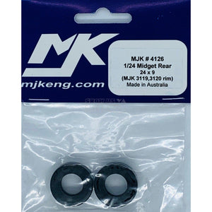 MJK 1/24 Midget Rear Racing Tyres MJK4126
