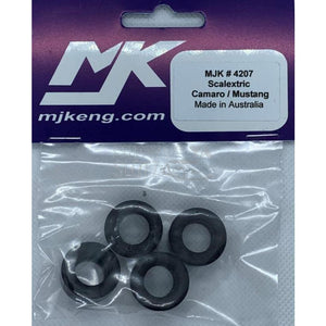 MJK Scalextric Camaro Mustang Tyres MJK4207-Tyres-MJK-Show Us Ya Slotz