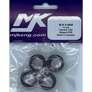 Carrera Nissan GTR Rubber Tyres MJK4808-Tyres-MJK-Show Us Ya Slotz