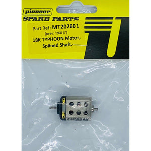 Pioneer 18K Typhoon Motor Splined Shaft MT202601