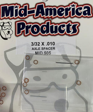 Mid America 3/32 Achsabstandshalter 0,010 MID505