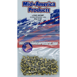 Mid America Achsabstandshalter 1/8 Long Womp MID512B