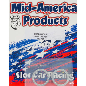 Mid America Bead Locks 0.580 Silver MID721