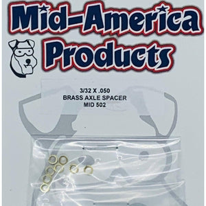 Mid America Messing 3/32 Achsabstandshalter 0,050 MID502