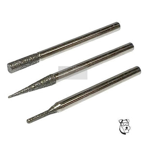 Mid America Mini Grinder Diamond Grinding Bits 3 Sizes MID464
