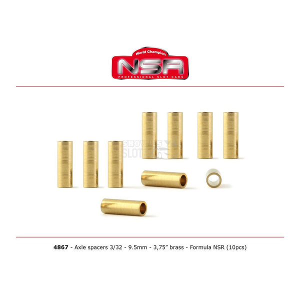 NSR4867 Brass Axle Spacer 9.5mm N4867