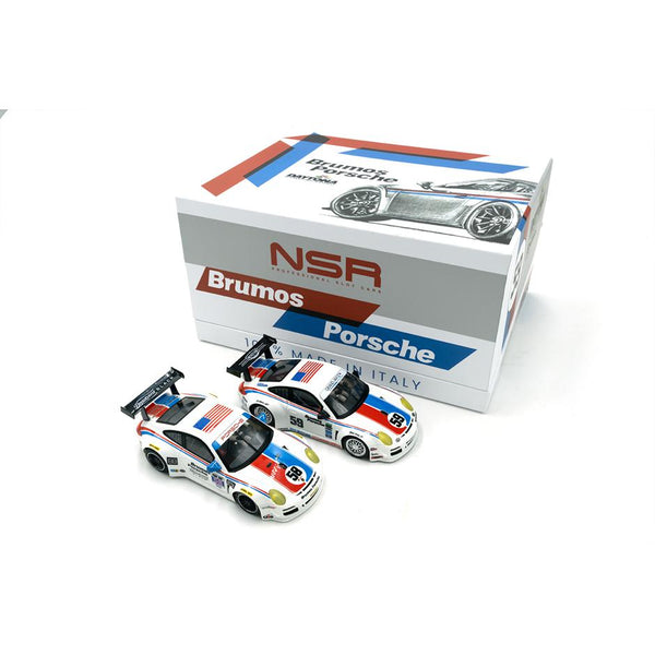 NSR SET14 Porsche Brumos Twin 997 BOX SET NSET14