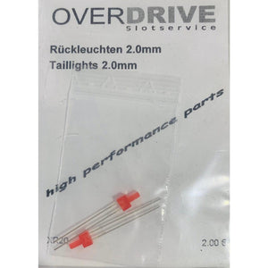 OverDrive Slot Car Rücklichter LED 2mm XR20