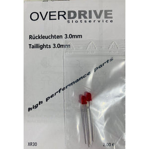 OverDrive Slot Car Rücklichter LED 3mm XR30