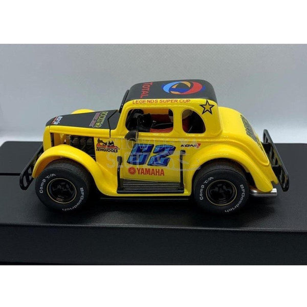Pioneer P068 1934 Ford Coupe Legends Racer Yellow No52-Slot Cars-Pioneer-Show Us Ya Slotz