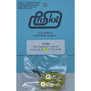 ProSlot Polymer Gears 64 Pitch 36T PS-680-Motors Etc.-ProSlot-Show Us Ya Slotz