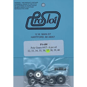 ProSlot Polymer Gears 64 Pitch 37T PS-680-Motors Etc.-ProSlot-Show Us Ya Slotz