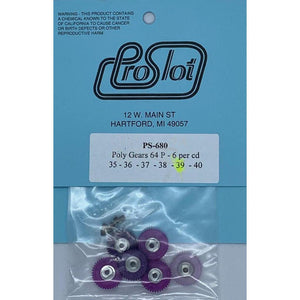 ProSlot Polymer Gears 64 Pitch 39T PS-680-Motors Etc.-ProSlot-Show Us Ya Slotz