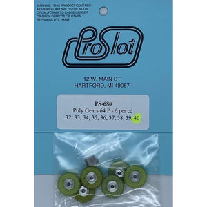ProSlot Polymer Gears 64 Pitch 40T PS-680-Motors Etc.-ProSlot-Show Us Ya Slotz