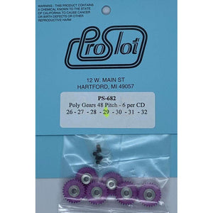 ProSlot Polymer Gears 48 Pitch 29T PS-682-Motors Etc.-ProSlot-Show Us Ya Slotz