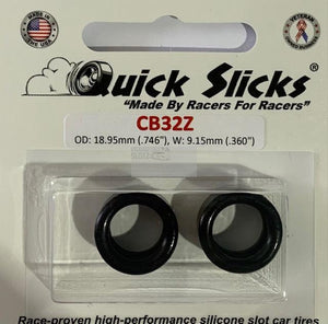 Quick Slicks 1:32 CB Design Zero Grips Pneumatici anteriori CB32Z
