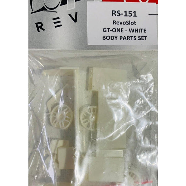 RevoSlot Porsche GT 1 White Body Parts Only Kit RS151