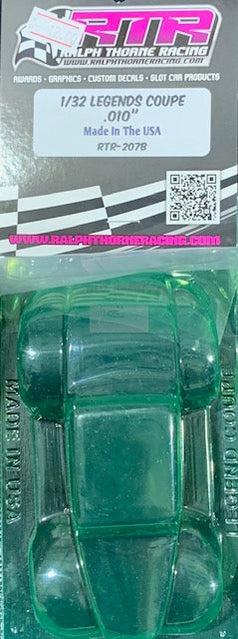 RTR 1/32 Legends Coupe Clear Body 0.010 RTR-207B