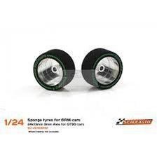 Scaleauto 1:24 ProComp 4 24x13 Ruote in spugna SC-2540BRM